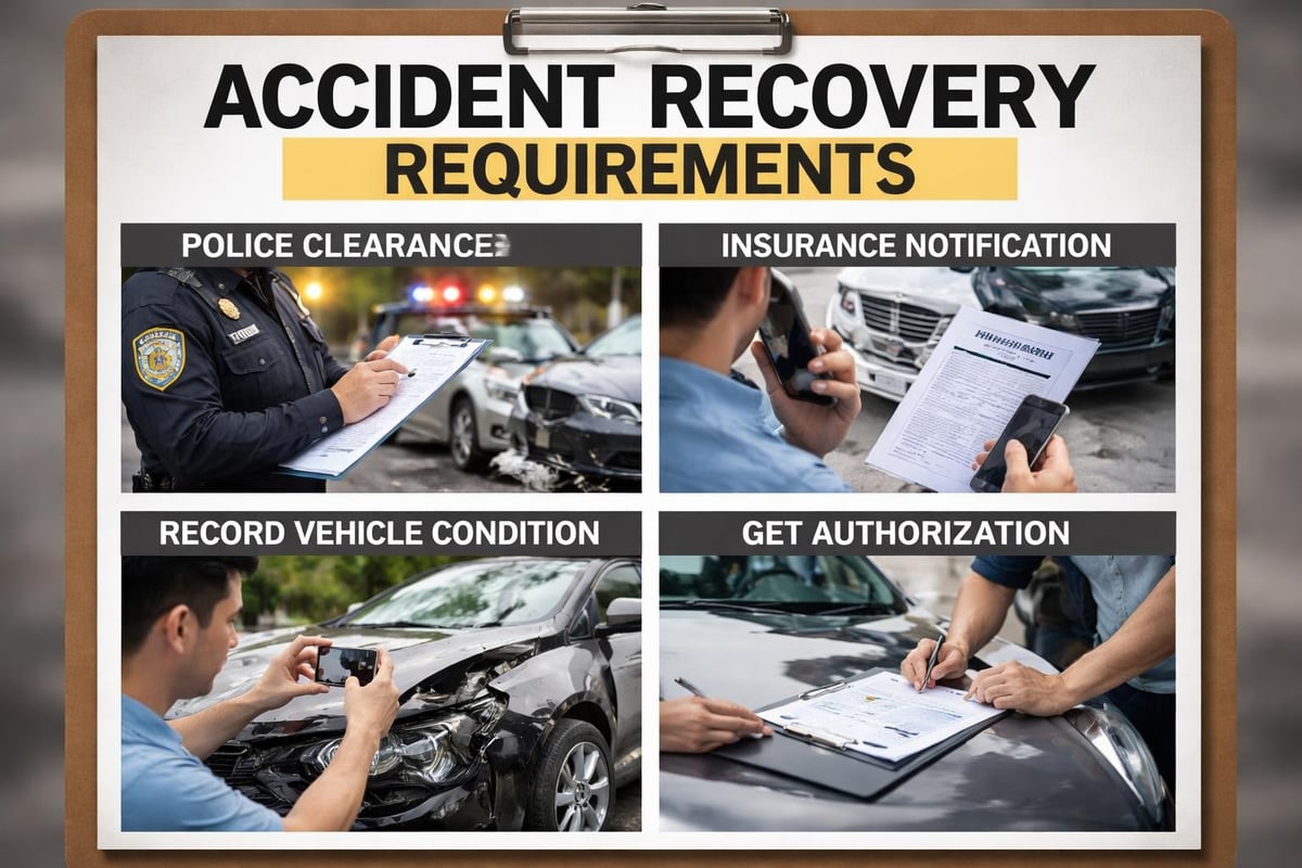 Accident recovery legal requirements