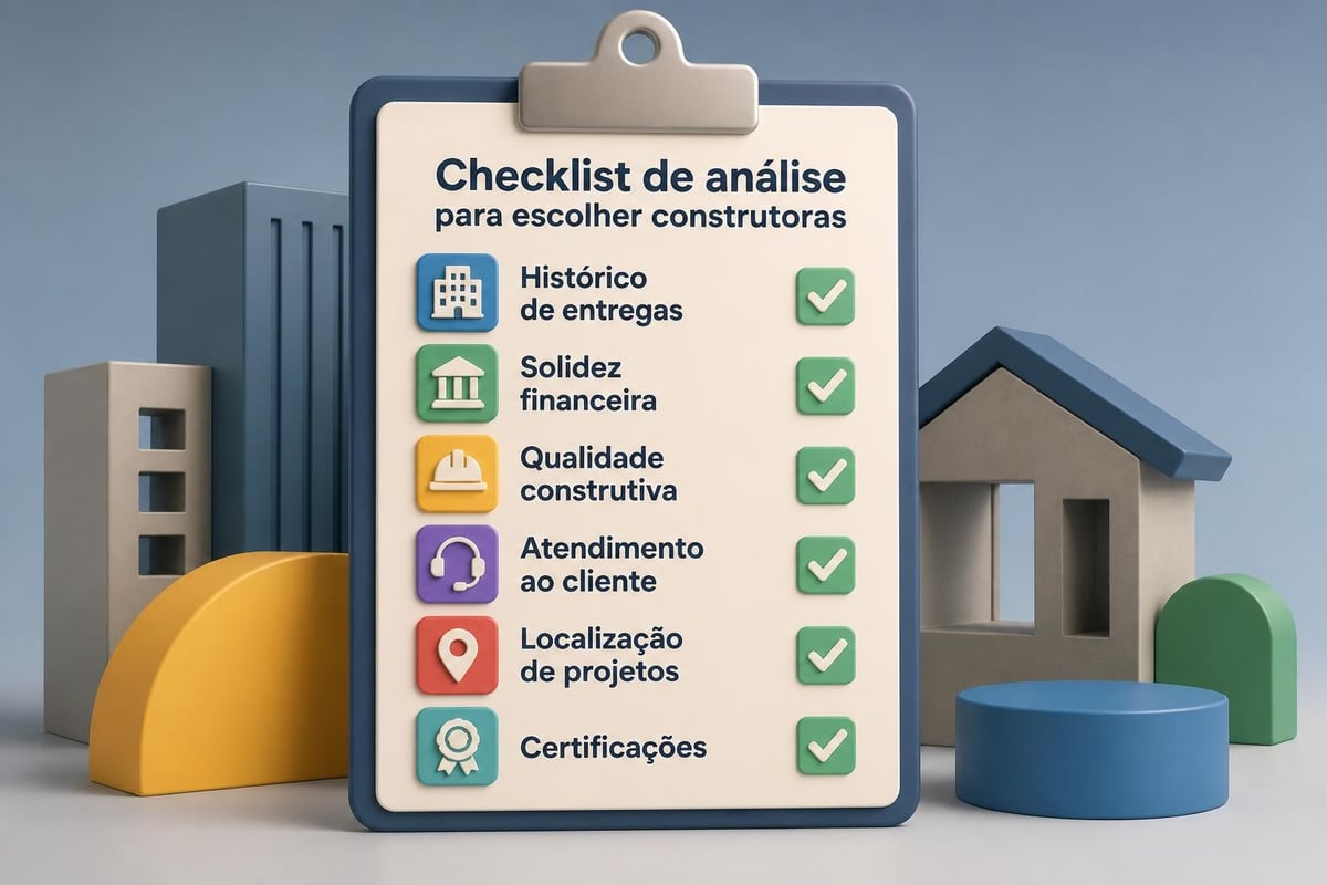 Critérios de avaliação de construtoras