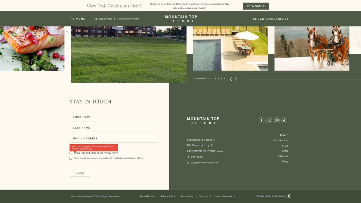 9 Amazing Green Mountain Lodging Experiences for 2026 - Mountain Top Inn & Resort