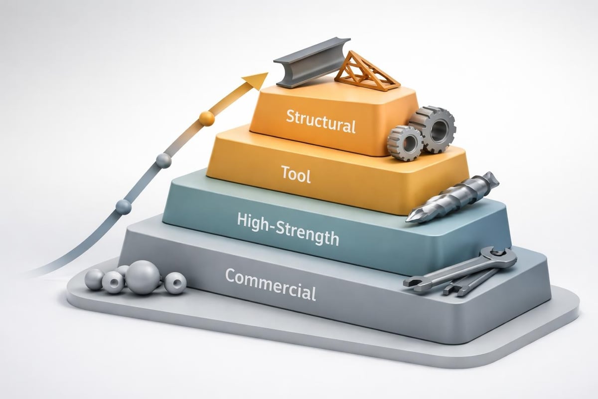 Steel grades and their structural applications