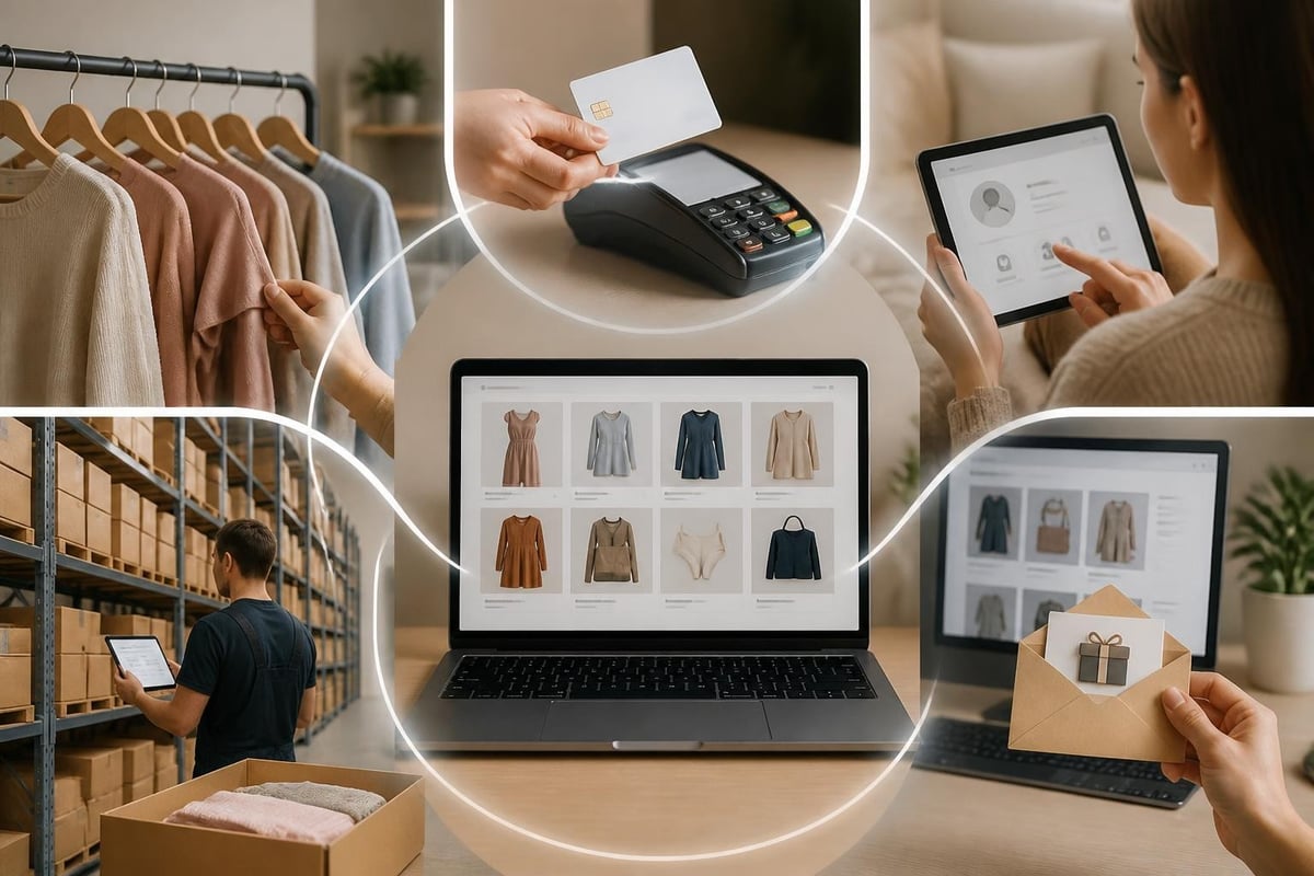 Modern webshop functionality