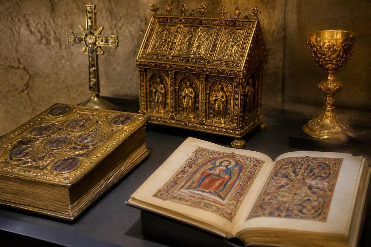 Medieval reliquary treasury