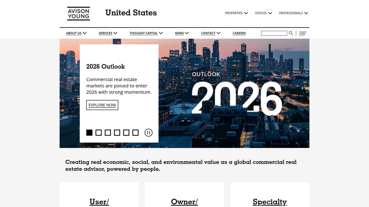 Discover 10 Top Commercial Real Estate Brokers for 2026 - Avison Young