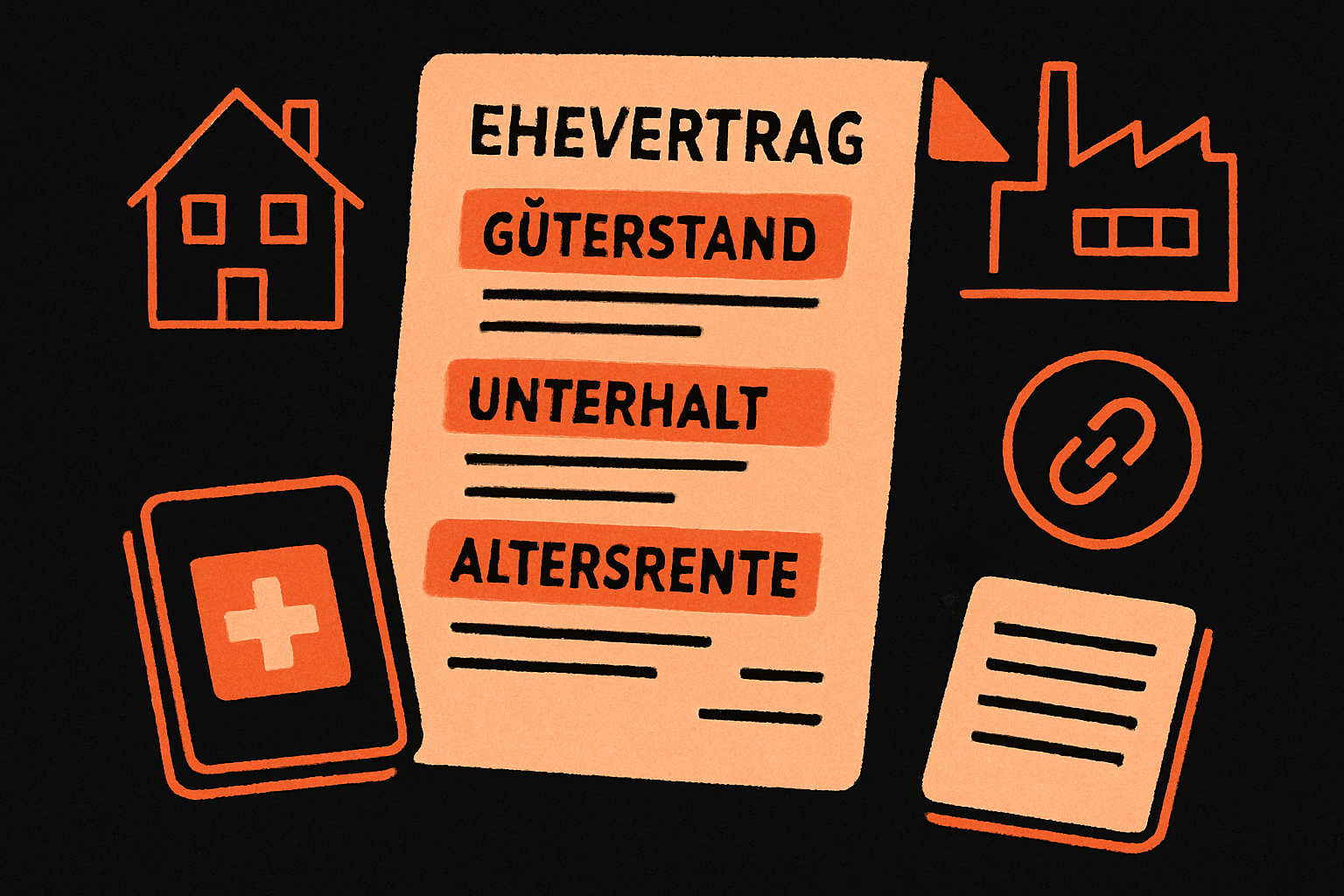 Typische Inhalte und Regelungsbereiche im Ehevertrag