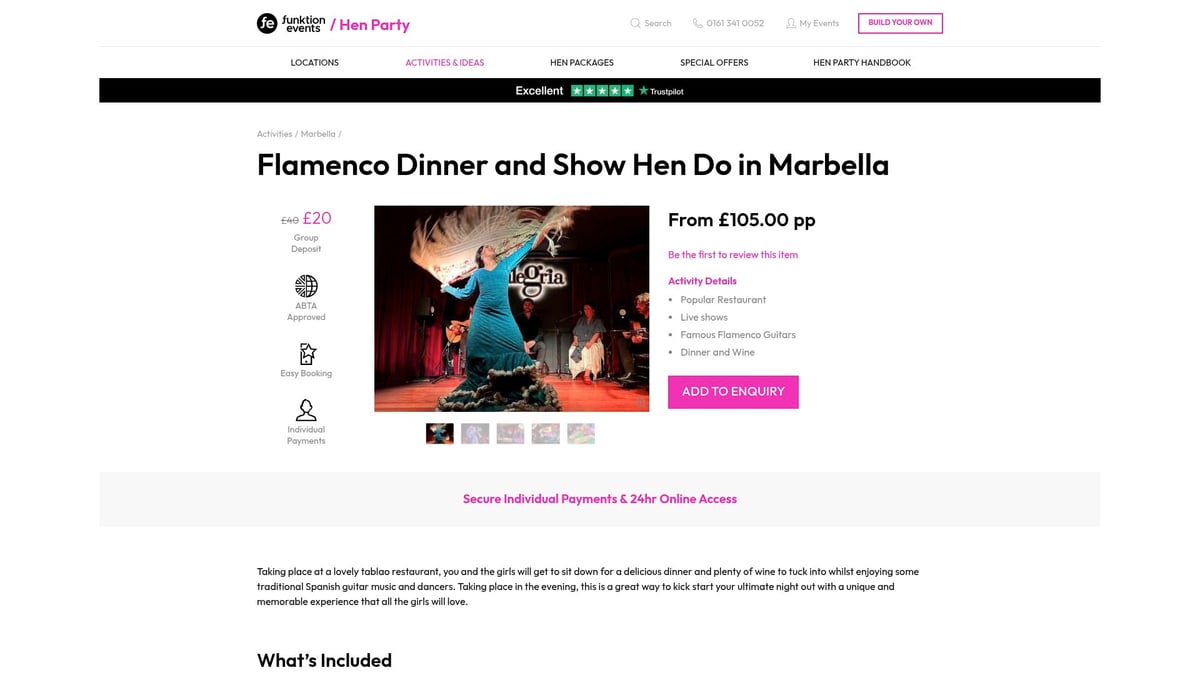 12 Unforgettable Marbella Hen Do Experiences for 2025 - Flamenco Dinner and Show