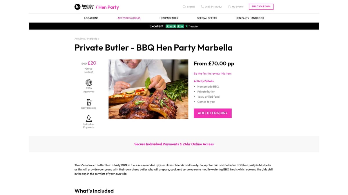 12 Unforgettable Marbella Hen Do Experiences for 2025 - Private Chef BBQ at Your Villa