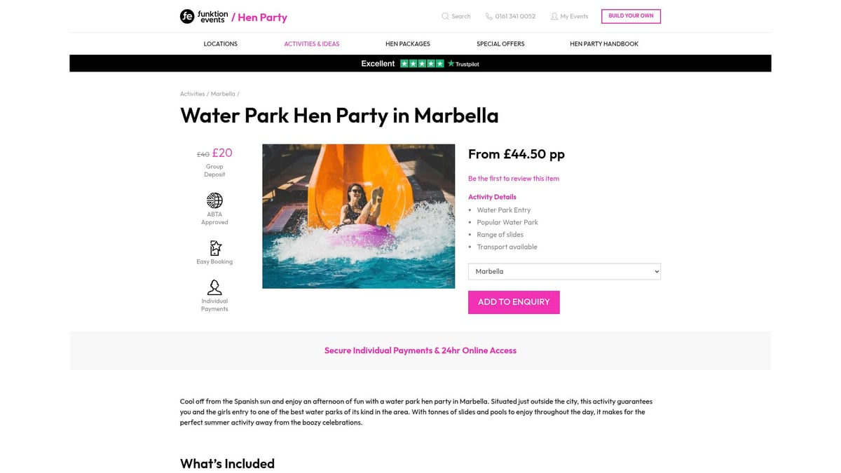 12 Unforgettable Marbella Hen Do Experiences for 2025 - Water Park Entry – Splash & Play