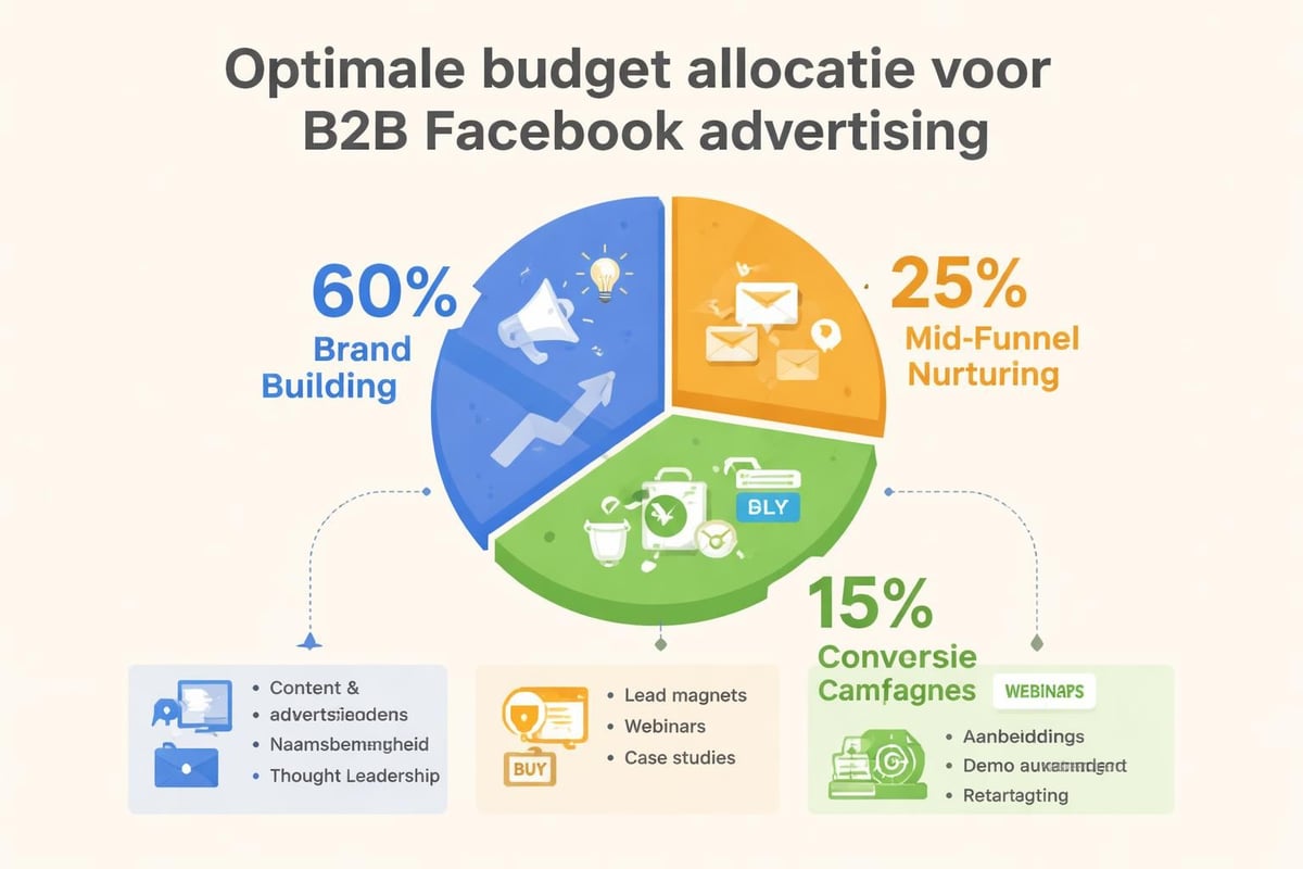 Budget verdeling Facebook B2B campagnes