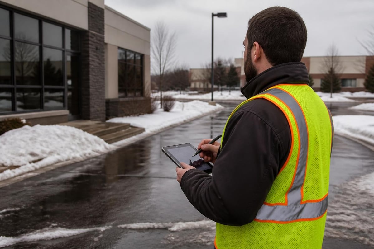 Snow removal property assessment
