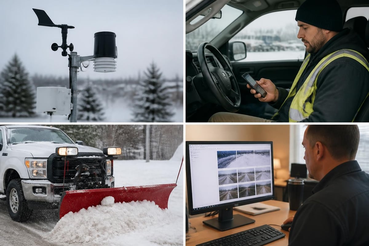 Snow removal technology systems
