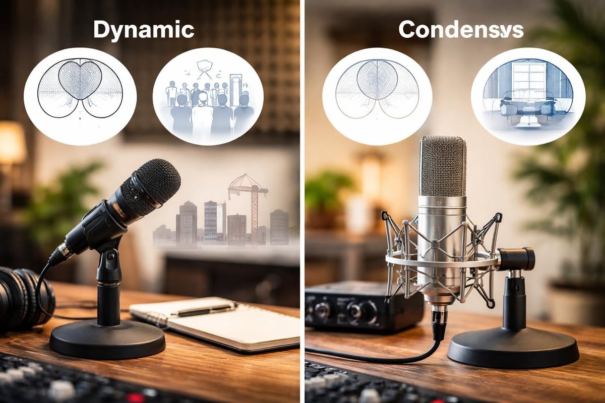 Microphone types comparison