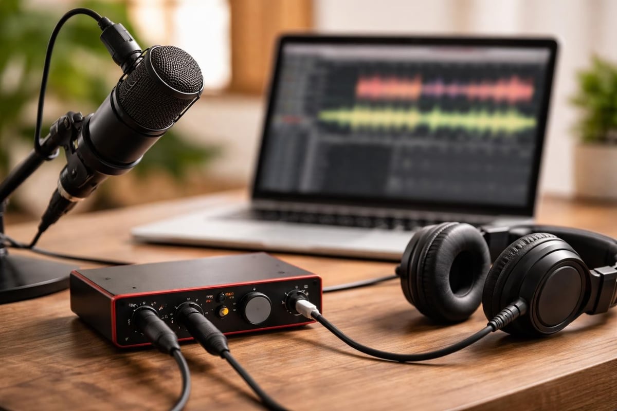 Complete podcast signal chain