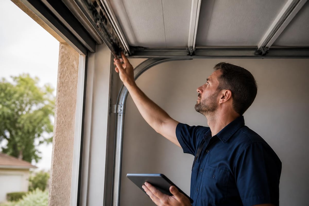 Garage door troubleshooting workflow