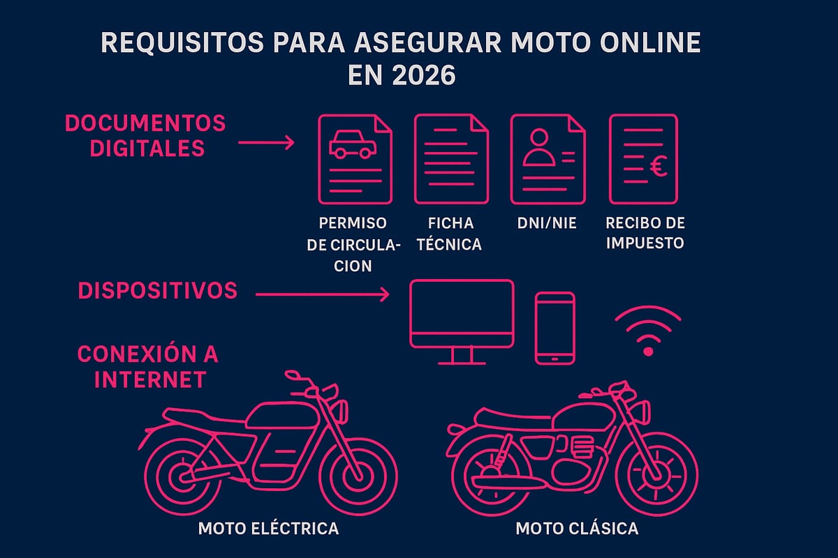 Requisitos para Asegurar tu Moto Online en 2026