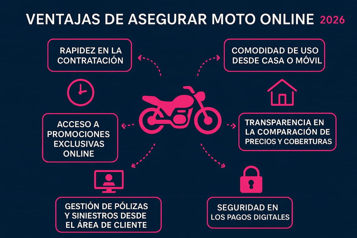 Ventajas de Asegurar tu Moto Online