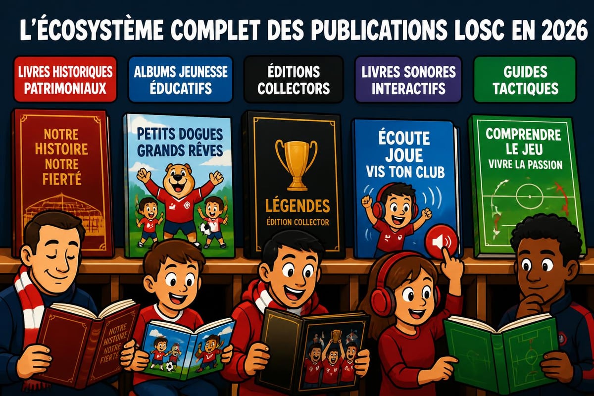 Collections livres LOSC