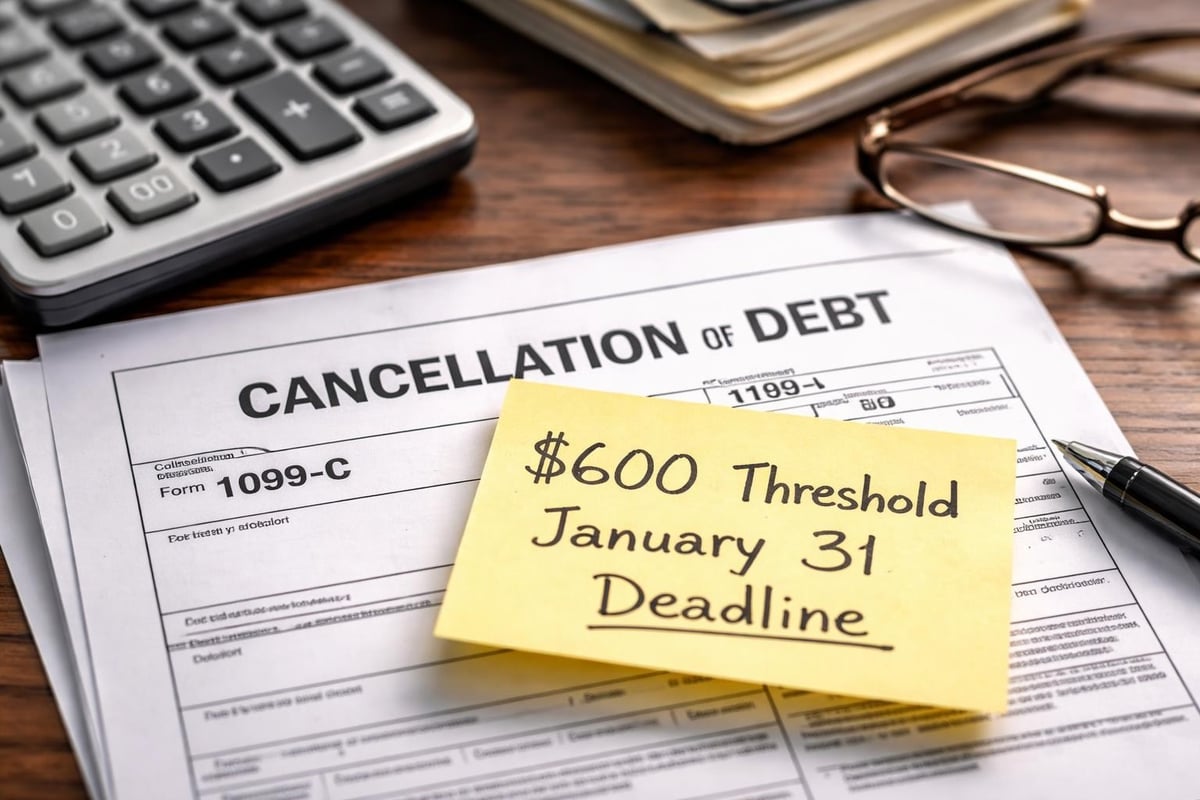 Form 1099-C processing