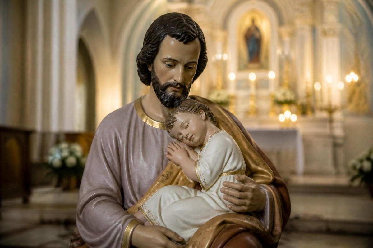 St Joseph as patron of the dying