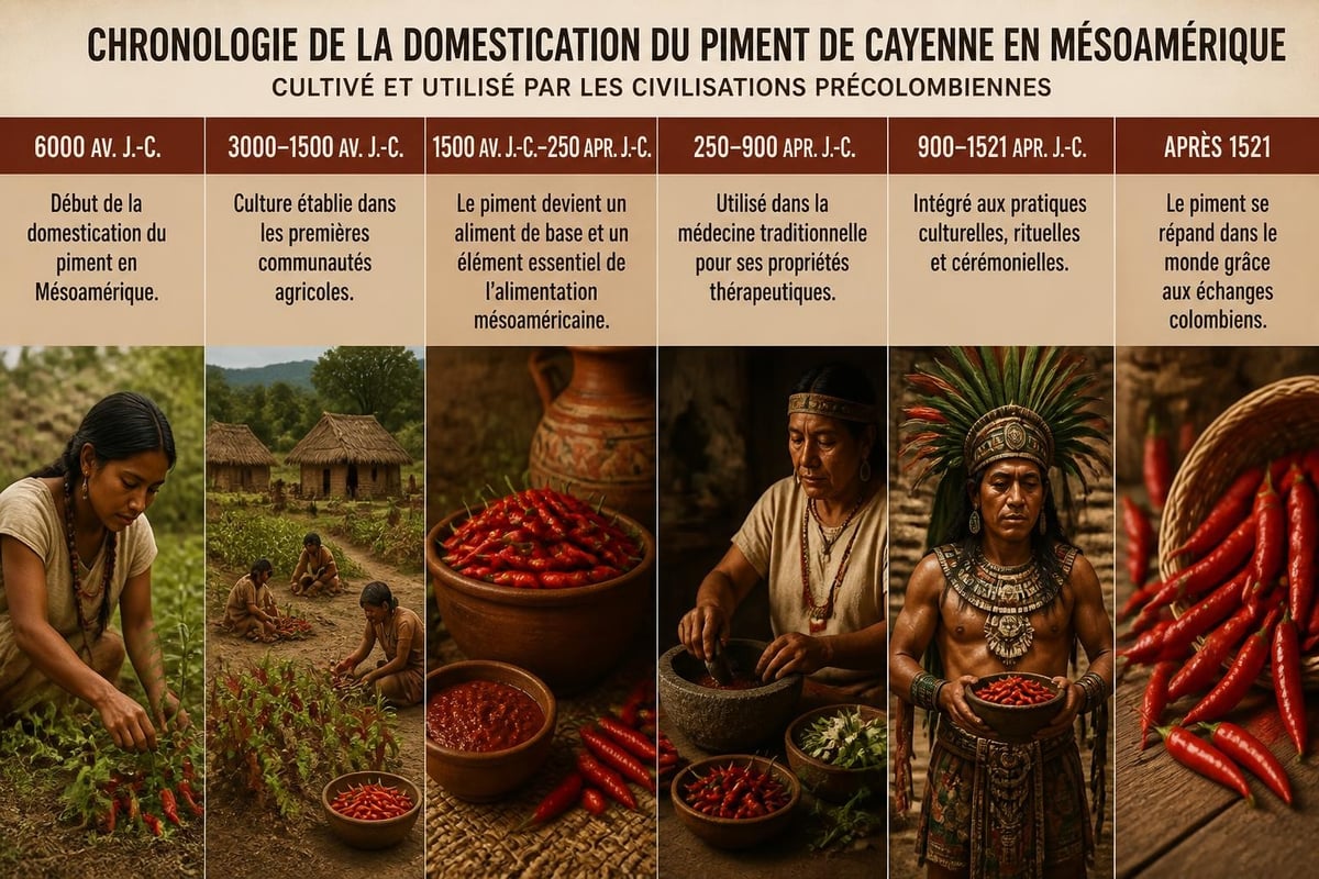Domestication du piment de Cayenne en Mésoamérique