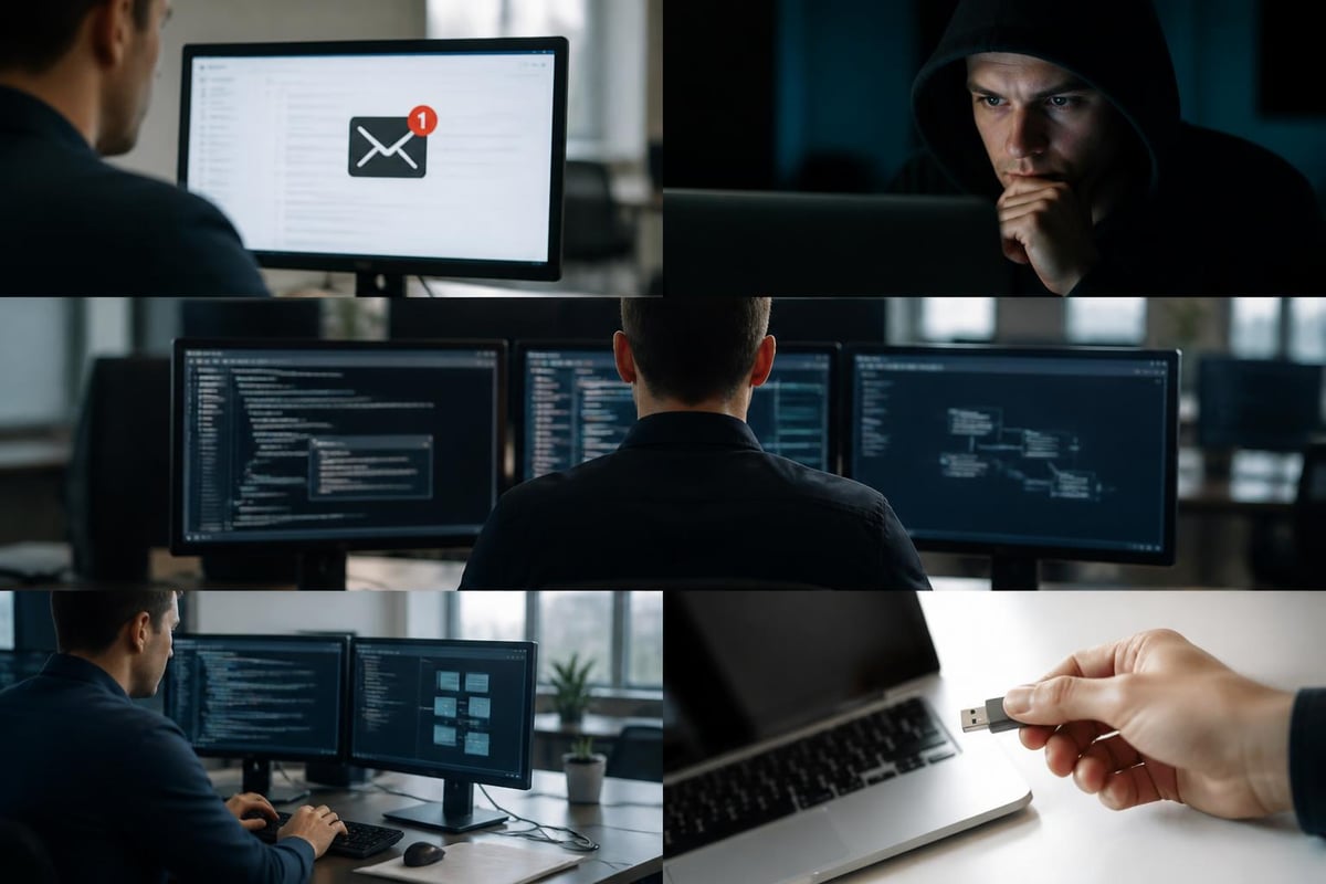 Phishing attack progression