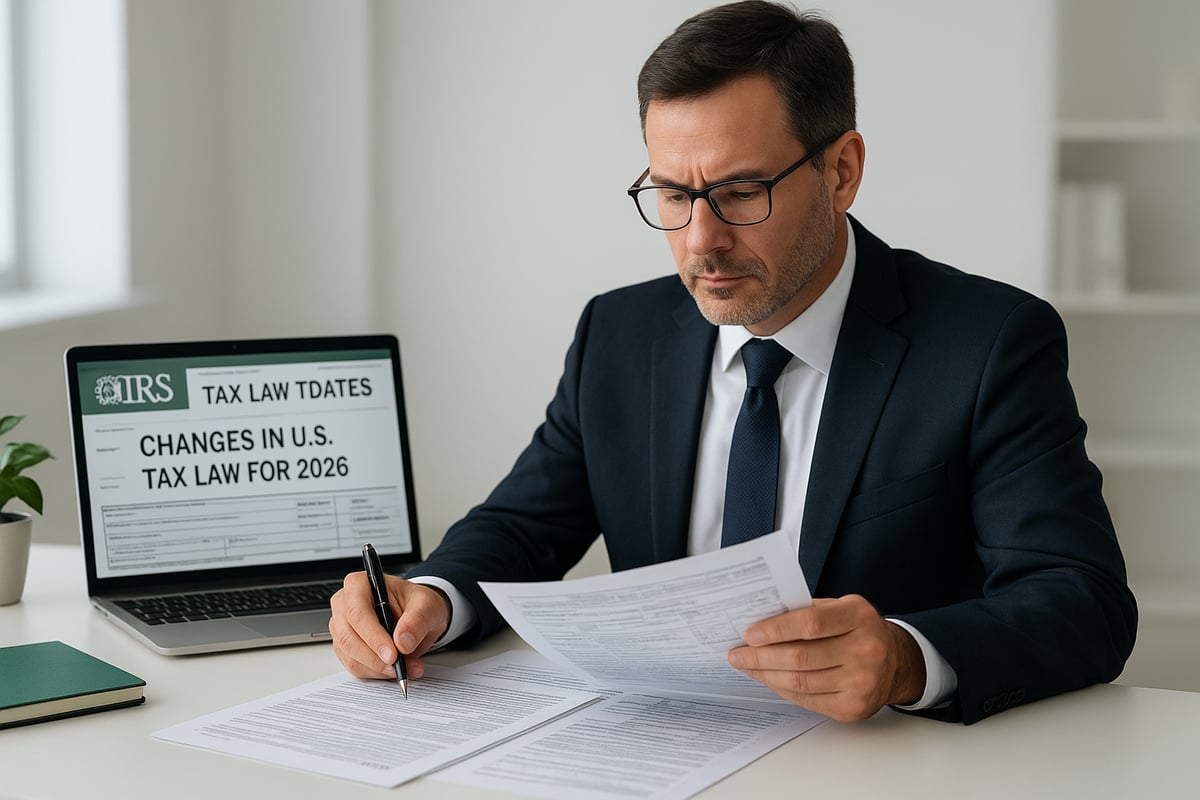 Major U.S. Tax Law Changes Impacting 2026