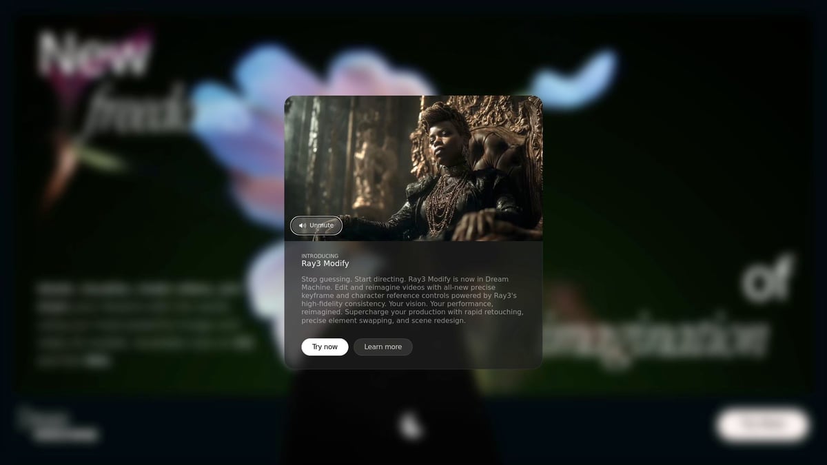 Top 10 Best Video AI Tools to Try in 2026 - Luma Dream Machine