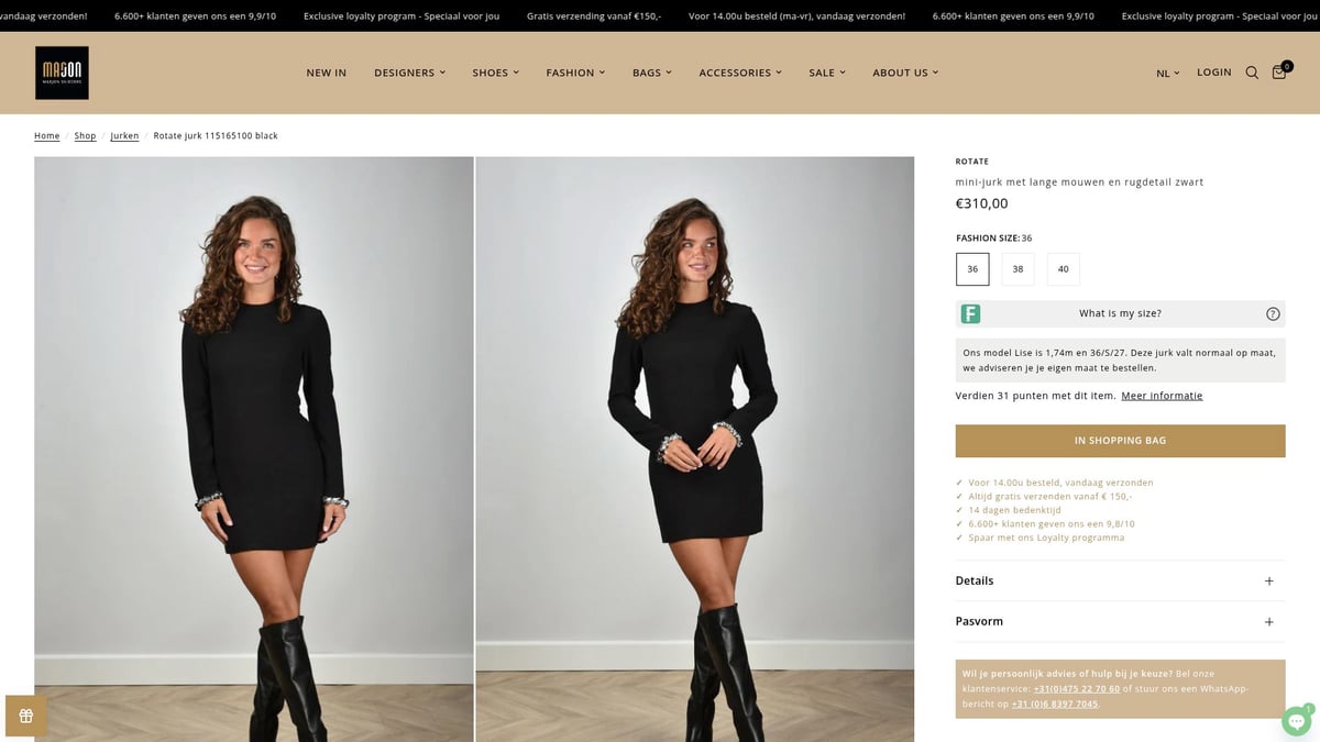 8 Exclusieve Jurken Die Je Look In 2025 Transformeren - Rotate 115165100 Black Jurk