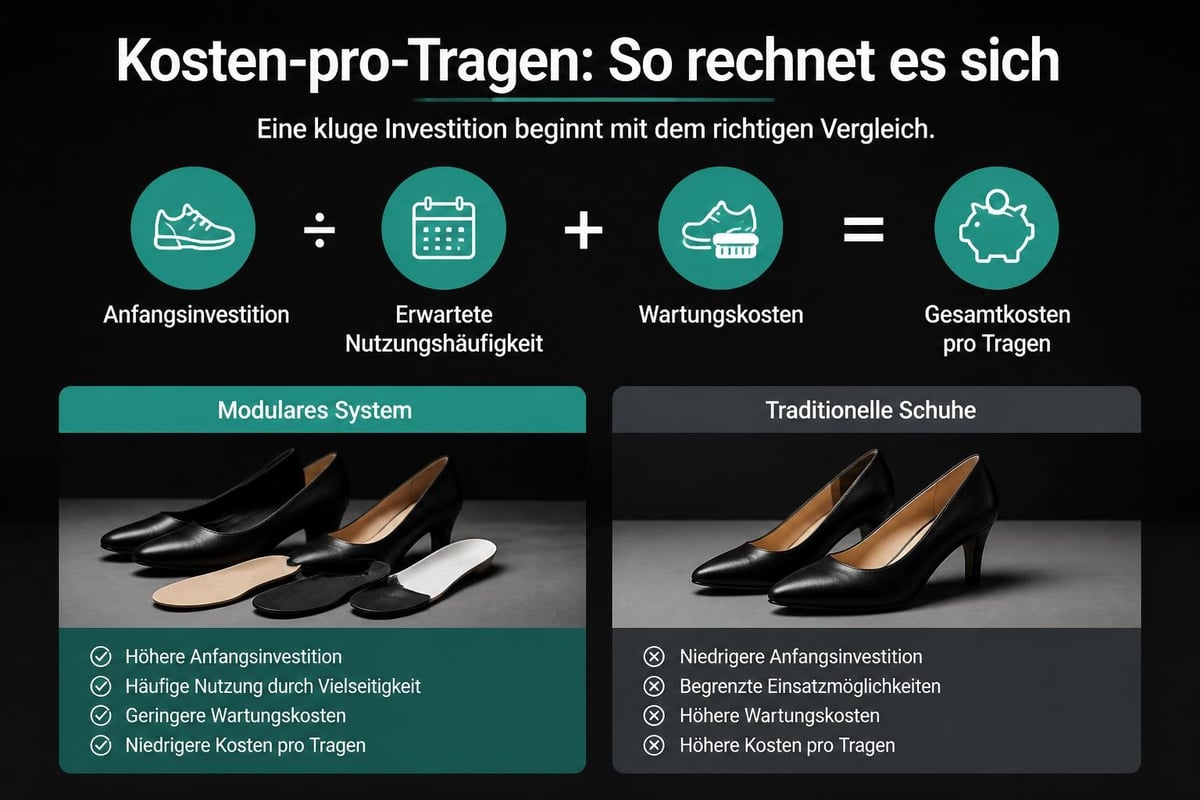 Kostenanalyse Schuhkauf