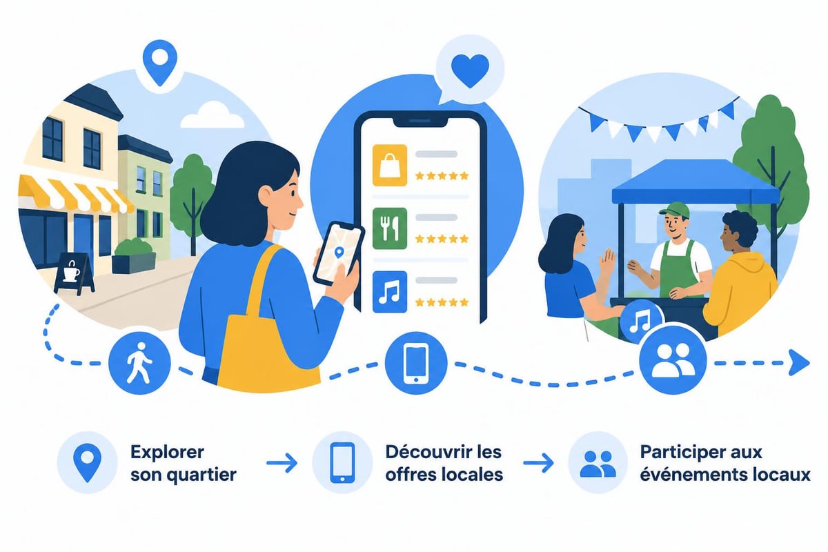 Parcours découverte commerces quartier