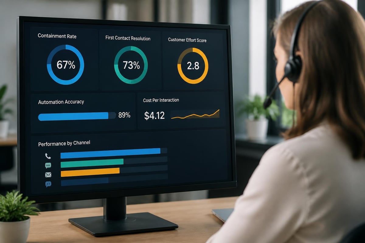 Contact center analytics dashboard