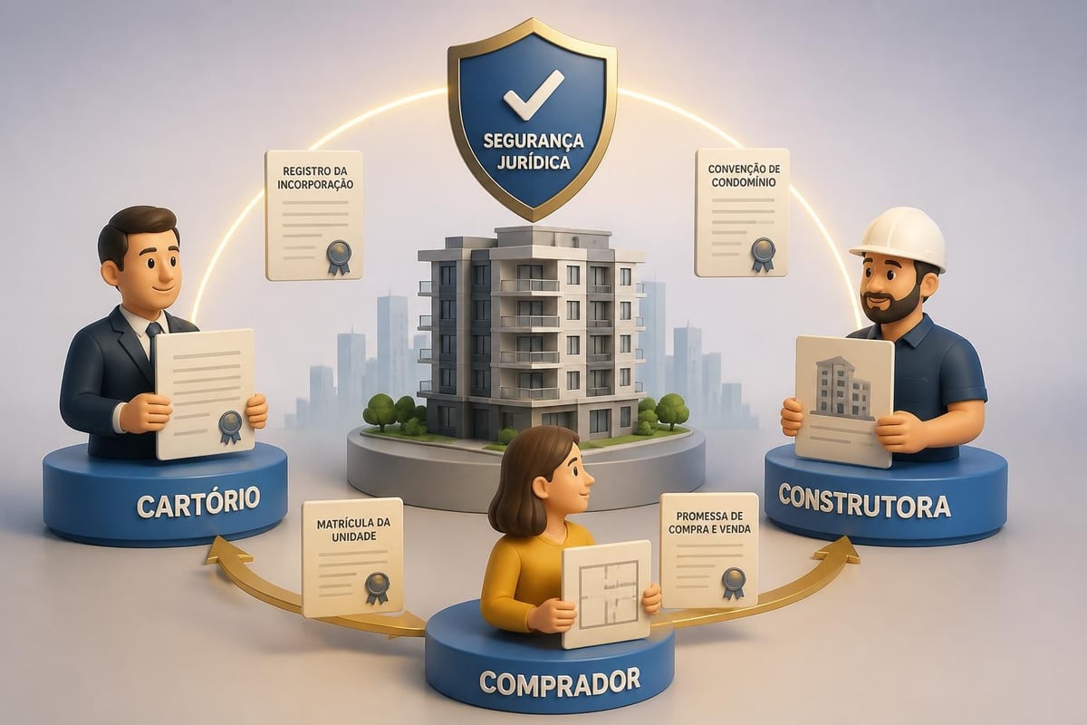 Documentação legal de incorporação imobiliária