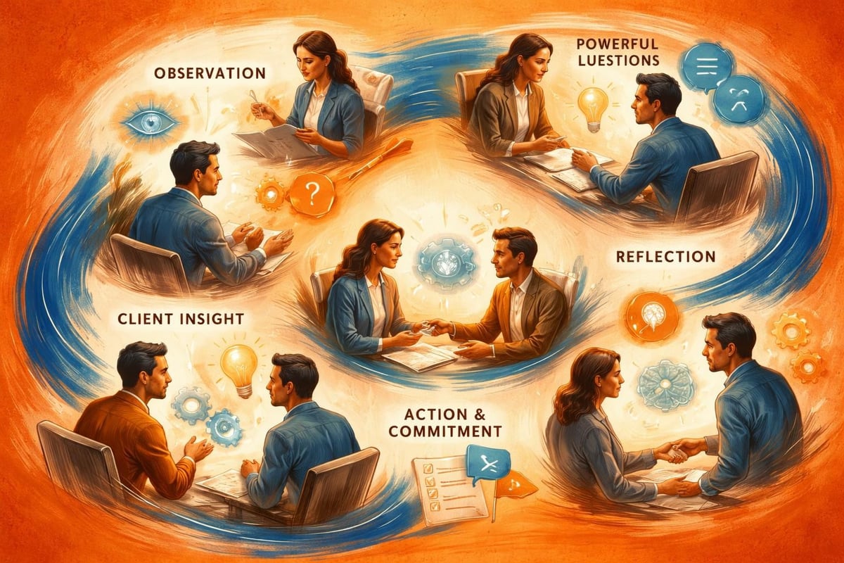 Coaching conversation framework