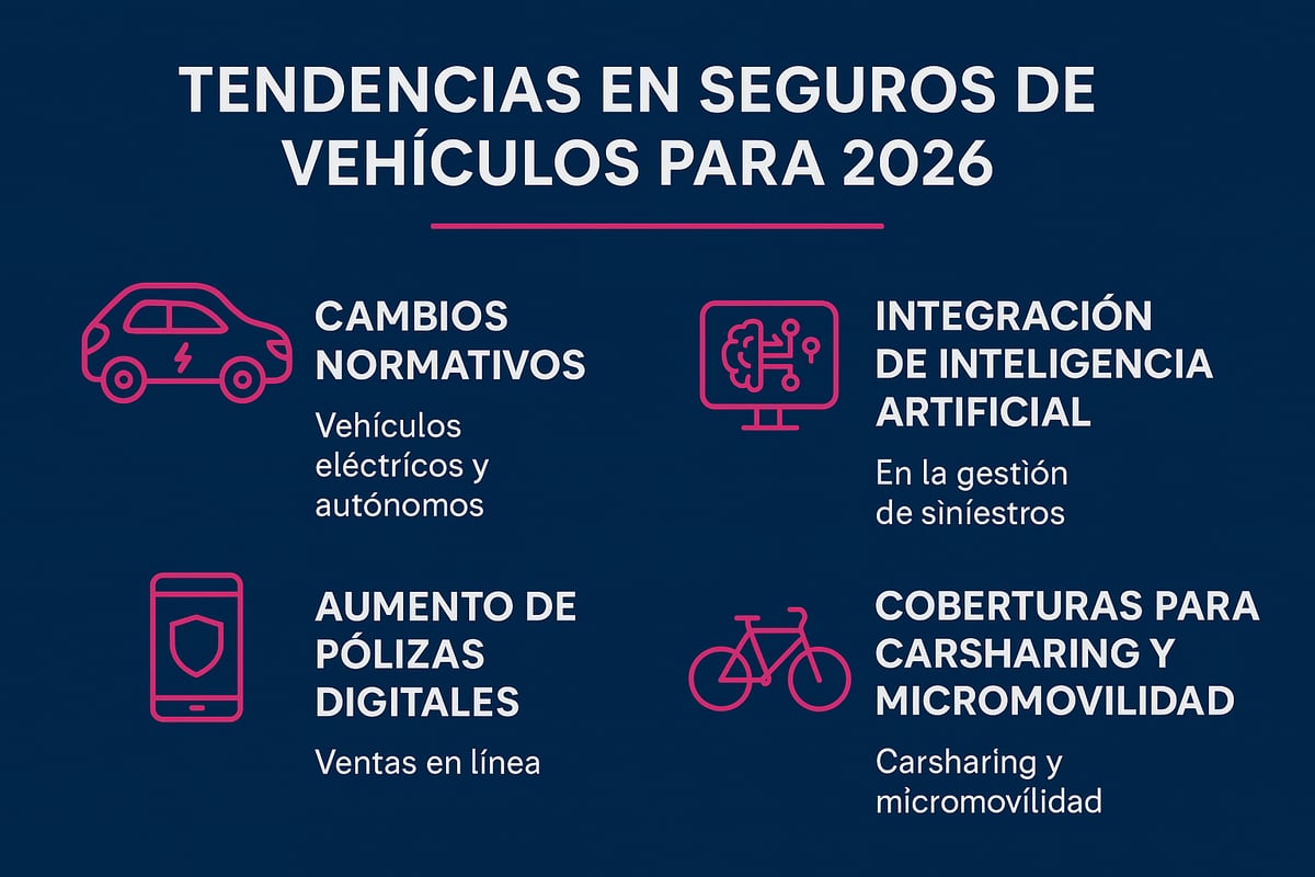 Novedades y tendencias en seguros de veh&iacute;culos para 2026
