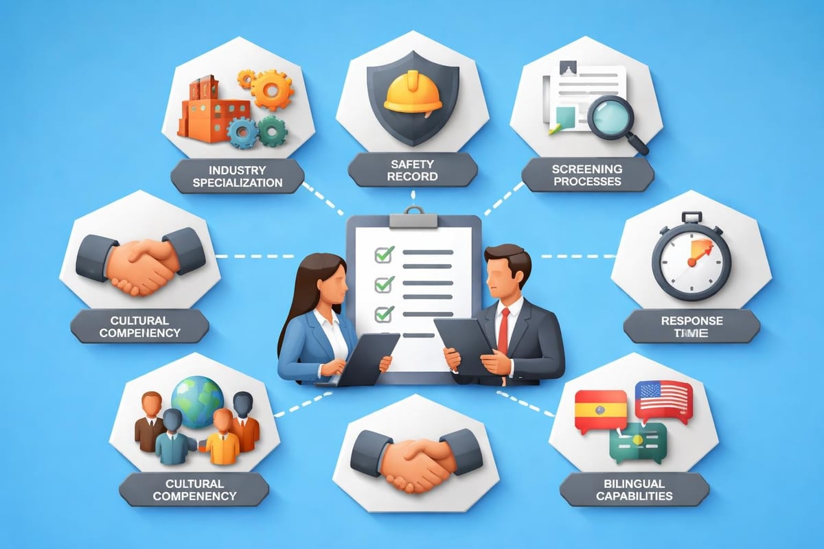 Staffing agency evaluation