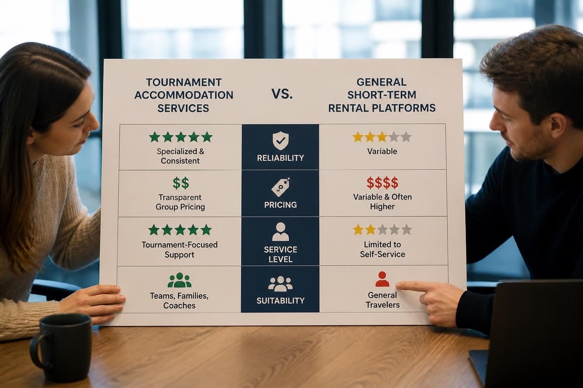 Accommodation booking comparison