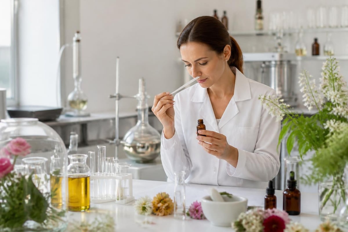 Vegane Parfumherstellung