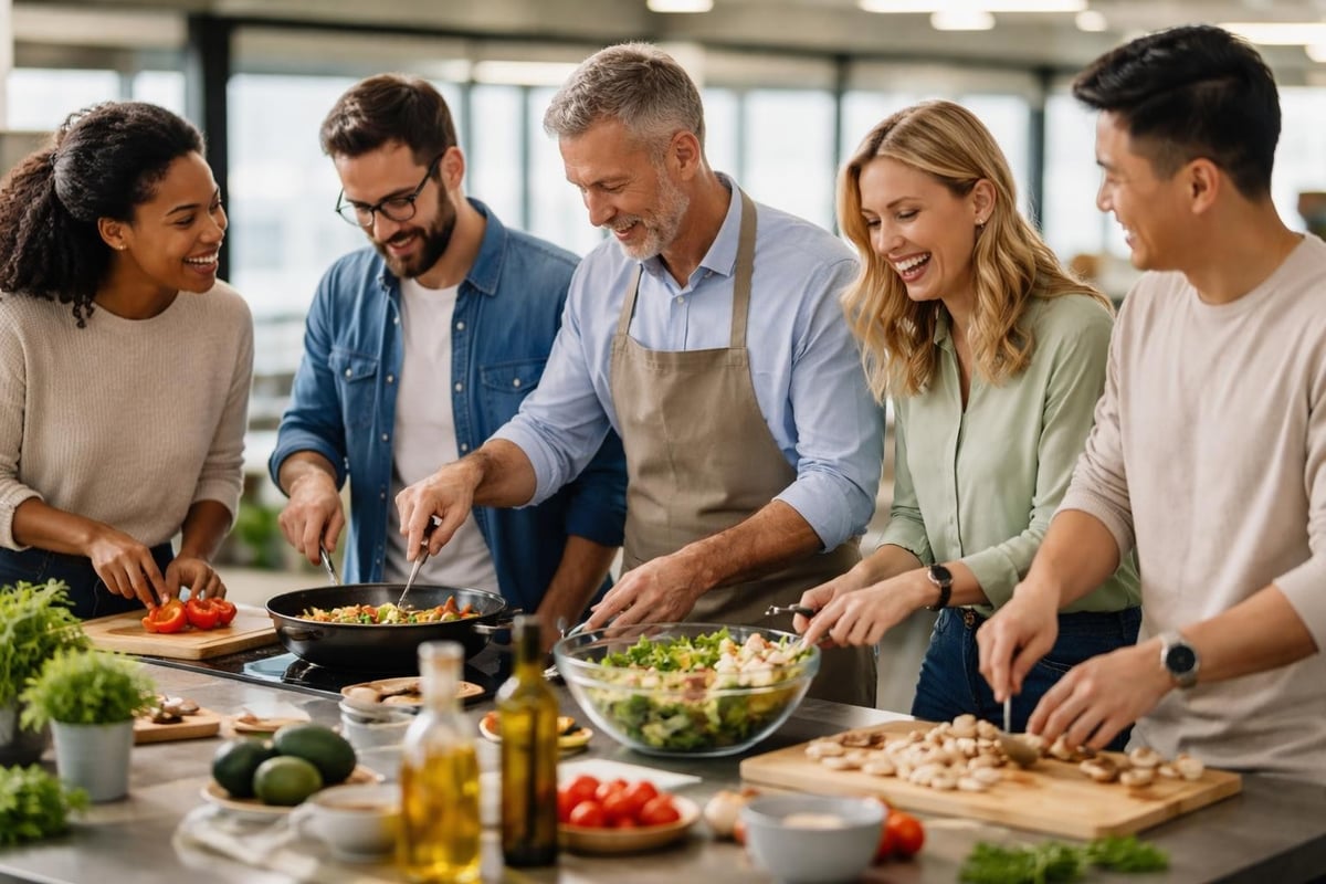 Teambuilding durch Kochen