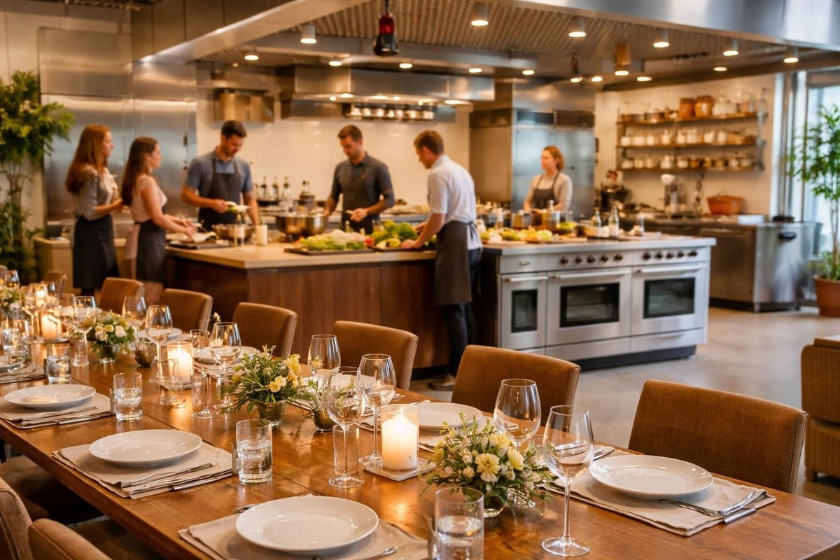 Event-Location für Firmen-Kochkurs