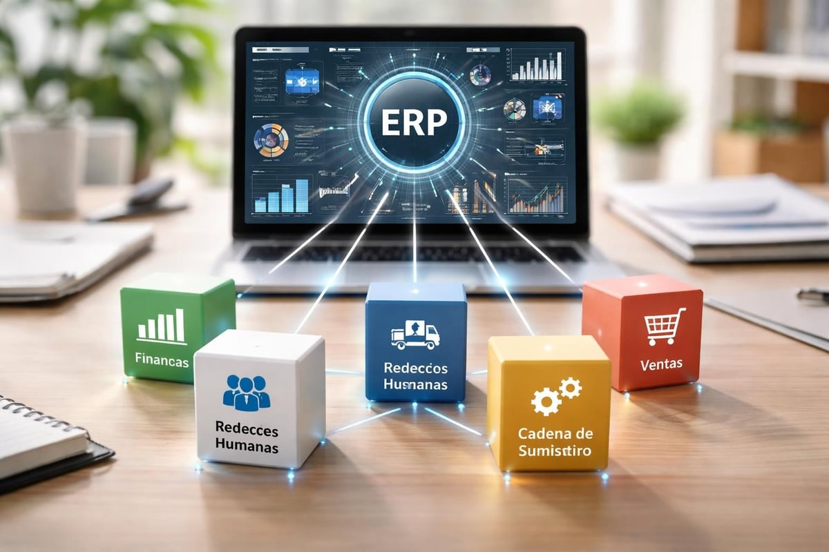 Módulos integrados de un ERP