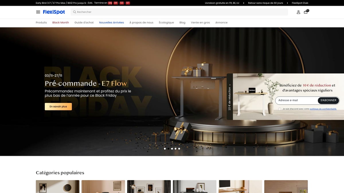 7 Idées Inspirantes de Quoi Vendre en E Commerce en 2025 - Équipements pour télétravail et bureaux à domicile