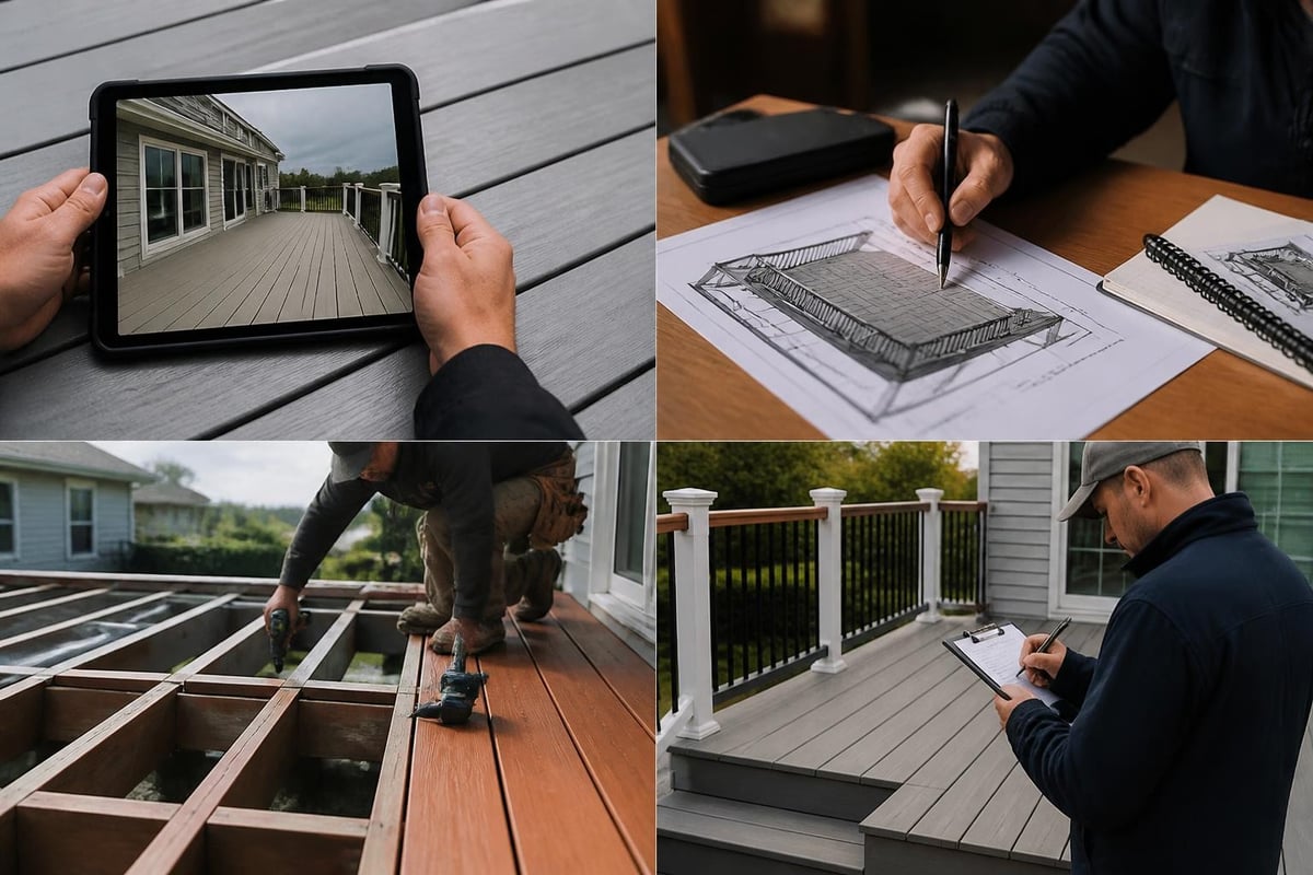 Metal roofing installation documentation process