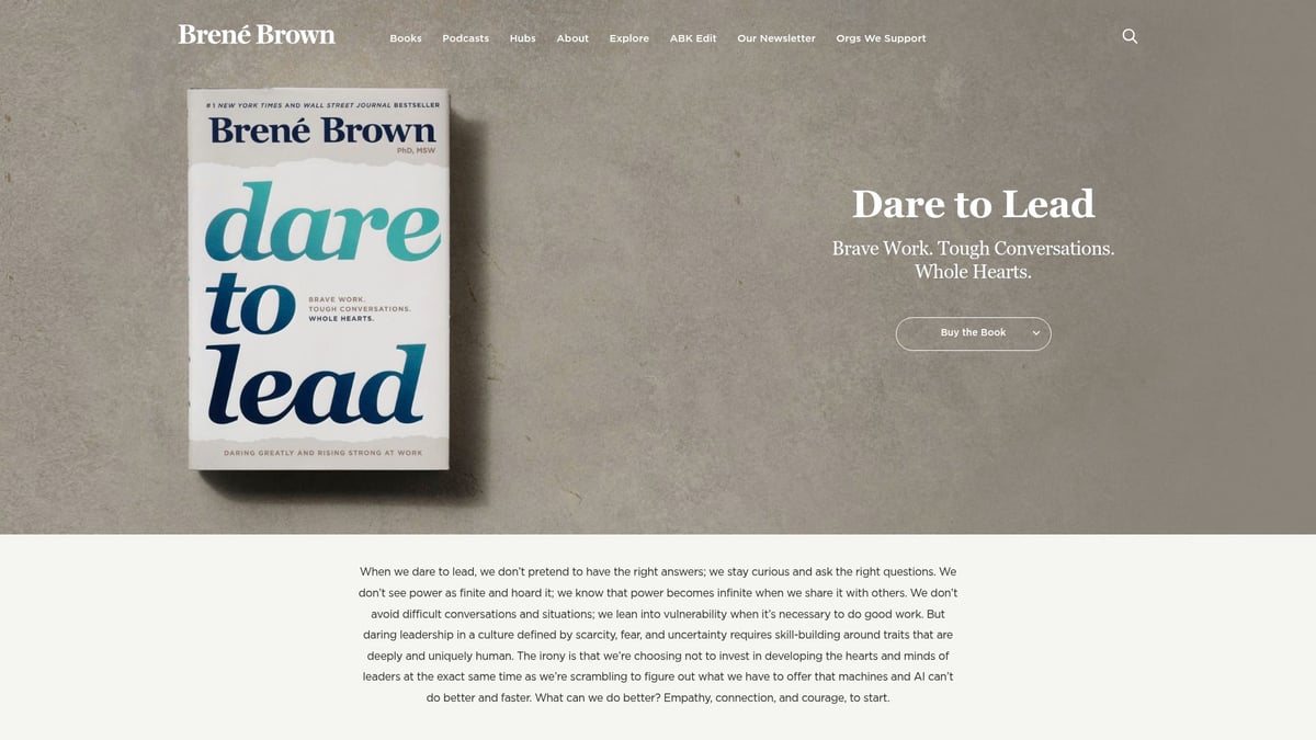 9 Essential Top Business Books Ever to Read in 2026 - Dare to Lead by Brené Brown