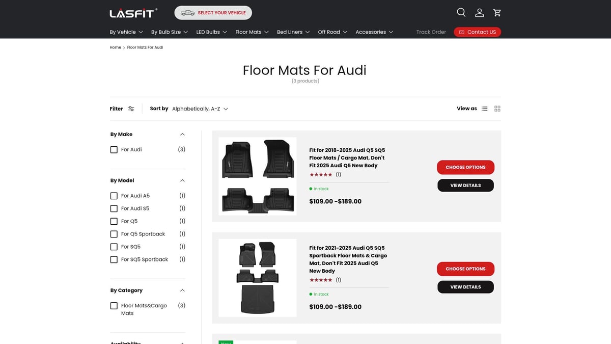 Top 7 Floor Mats For Audi Owners in 2025 - Lasfit Custom Fit Floor Mats for Audi