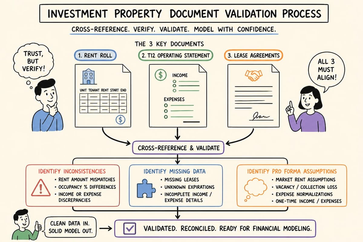 Property document validation workflow