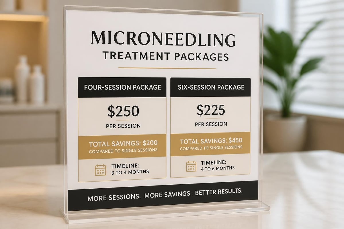 Microneedling treatment packages