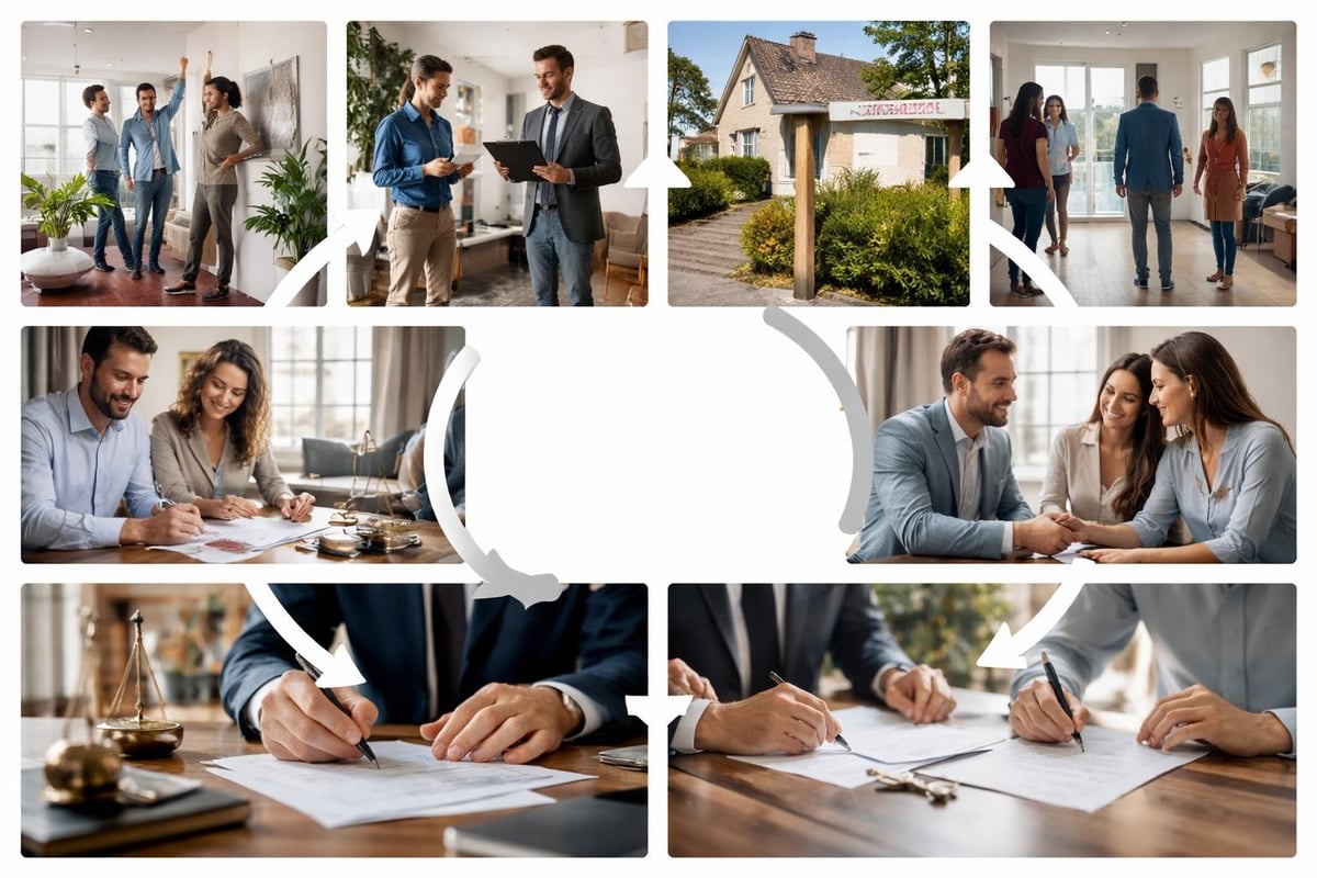 Étapes de vente immobilière