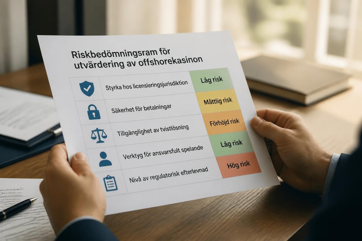 Riskbedömning utländska casinon