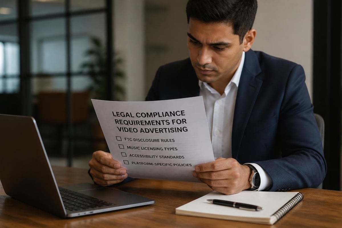 Video ad compliance checklist