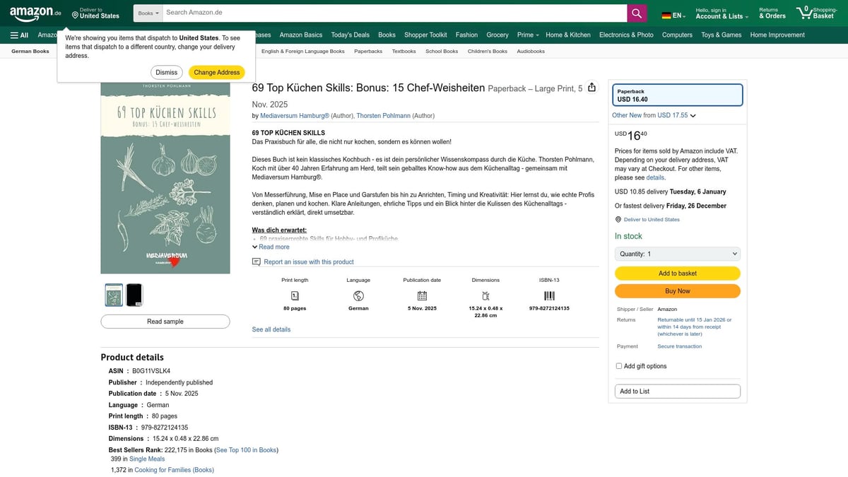 Top 7 Bücher Gastronomie Empfehlungen 2026 - Wo Kochen Wissen formt und Wissen Geschmack! – Thorsten Pohlmann