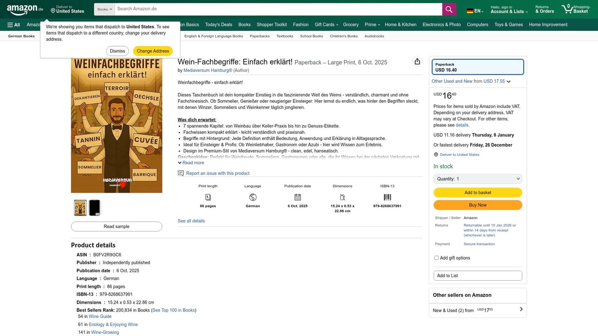 Top 7 Bücher Gastronomie Empfehlungen 2026 - Die Welt der Wein-Fachbegriffe – Kompakt erklärt